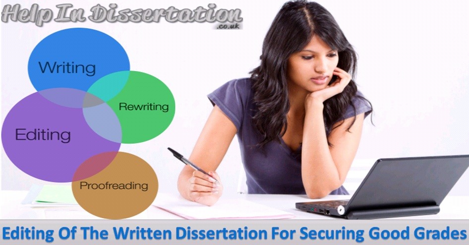 Editing Of The Written Dissertation For Securing Good Grades